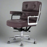 Eames Style Executive Lobby Office Chair - ES104 | Brown Leather